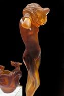 statue of the figure of the crystal girl