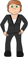 Business woman clipart