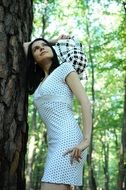 Female in Dress White