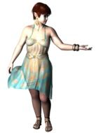 elegant digital woman