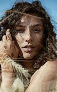 Portrait of beautiful lady