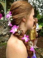 Flowers Girl Hair