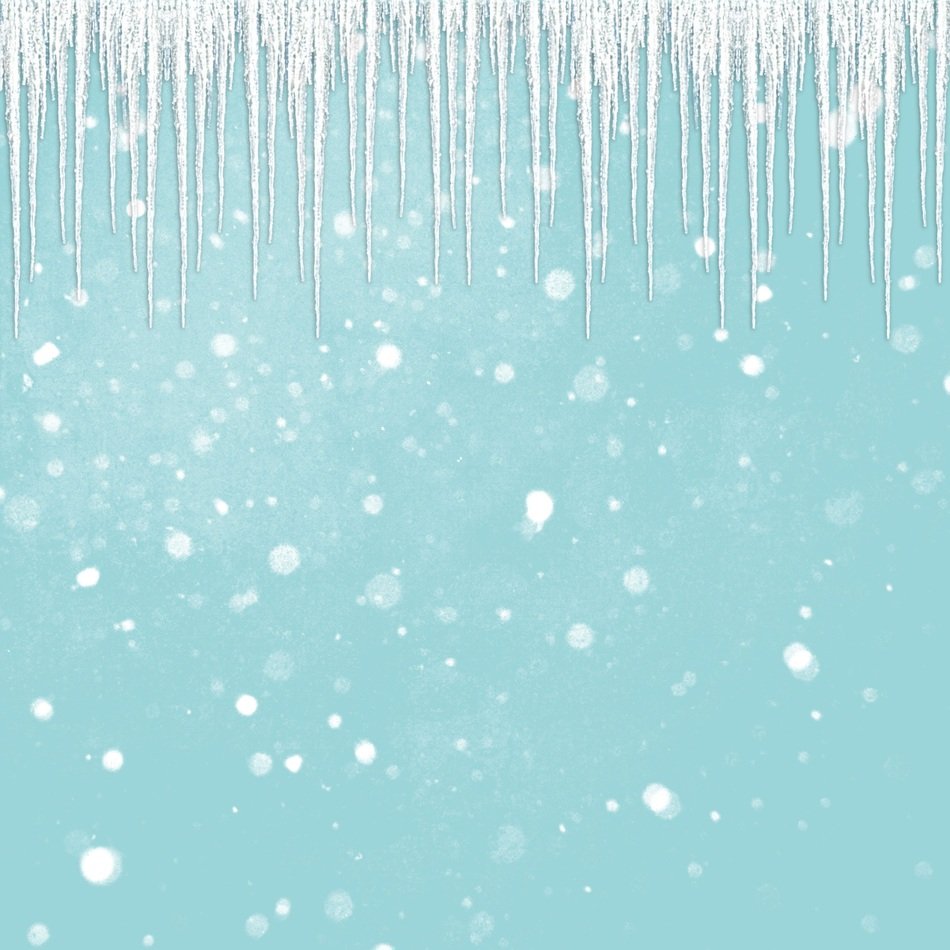 Snow Ice Blue Christmas Winter