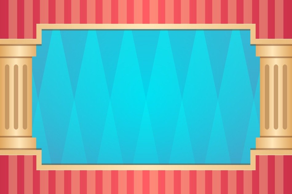Background Stage Theater Red