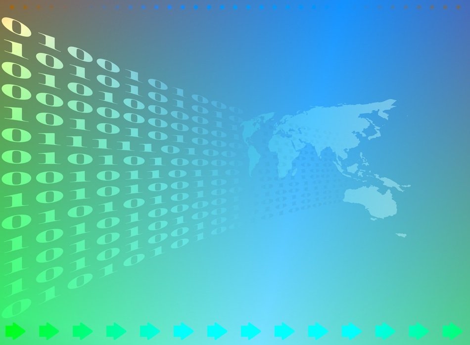 country map on blue green background