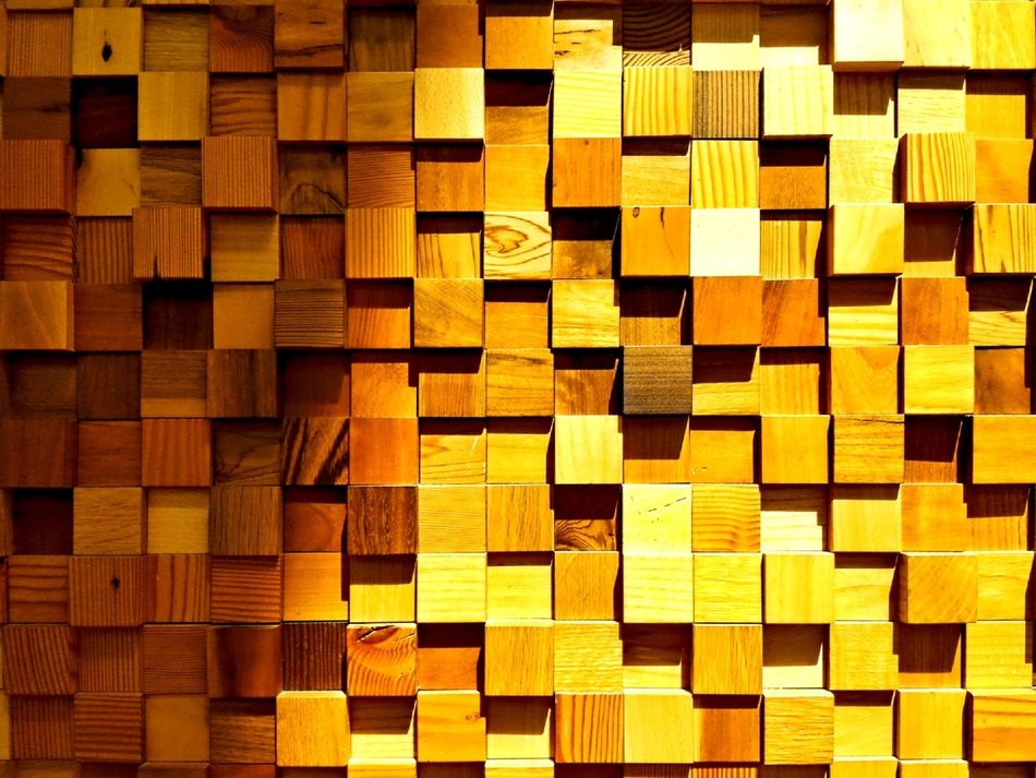 Wooden Blocks Shadows Background