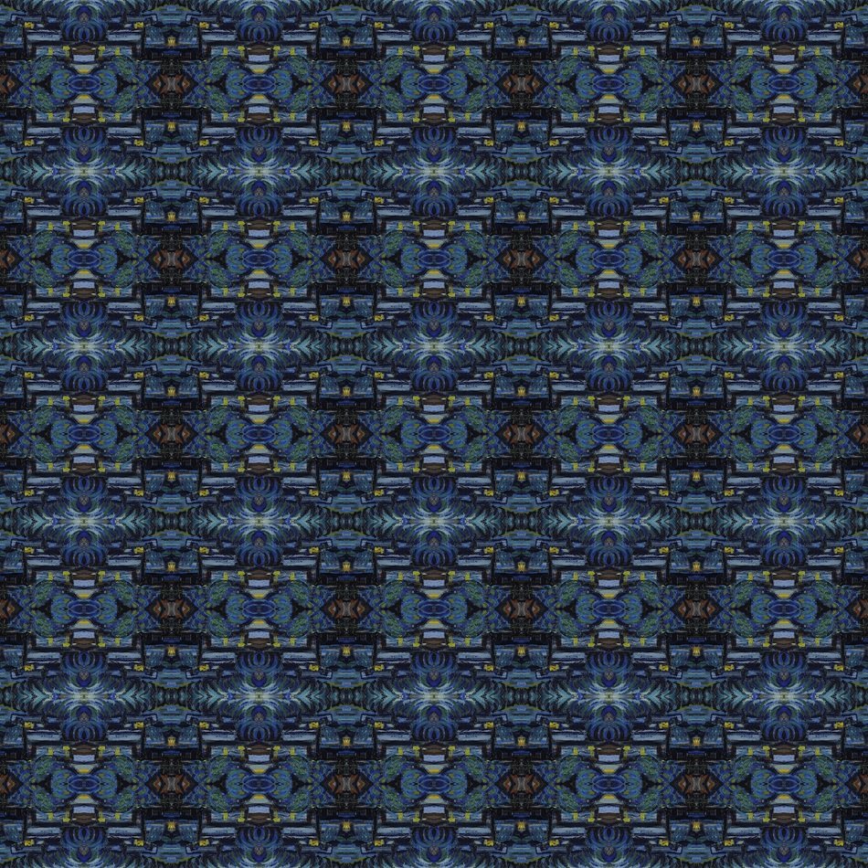 Geometric Tile Fabric Background