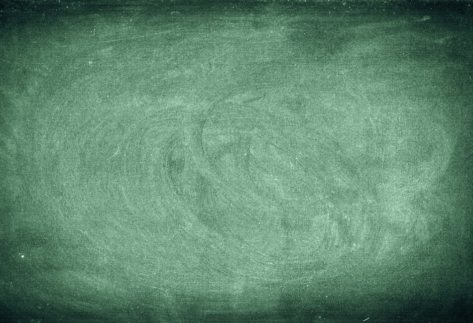 green blot on black background