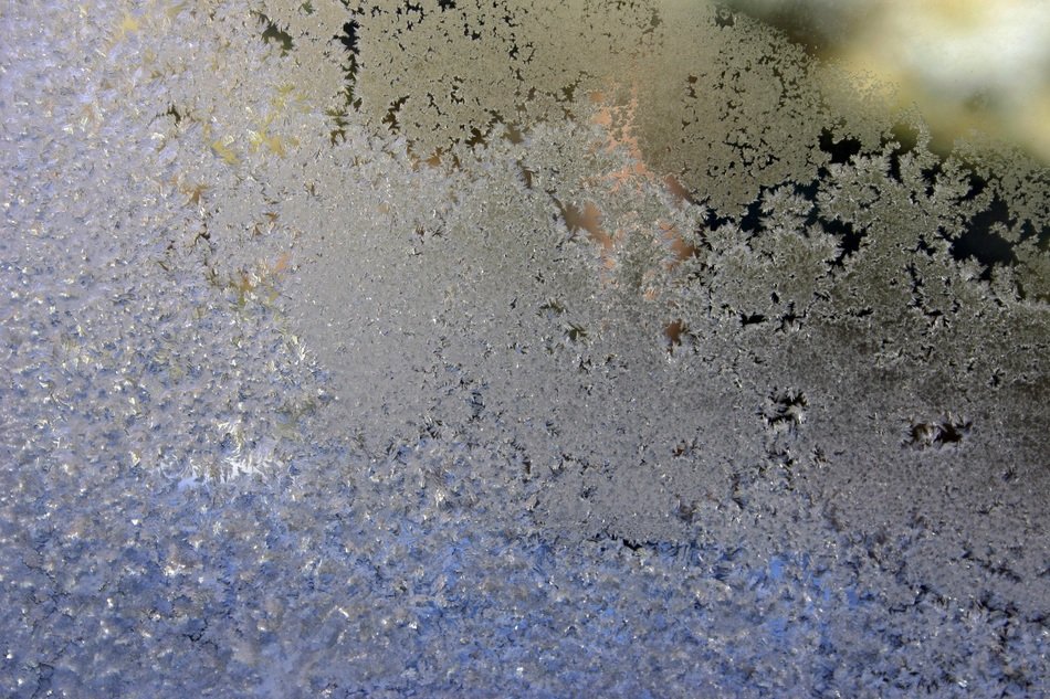 Frost Window Abstract Background