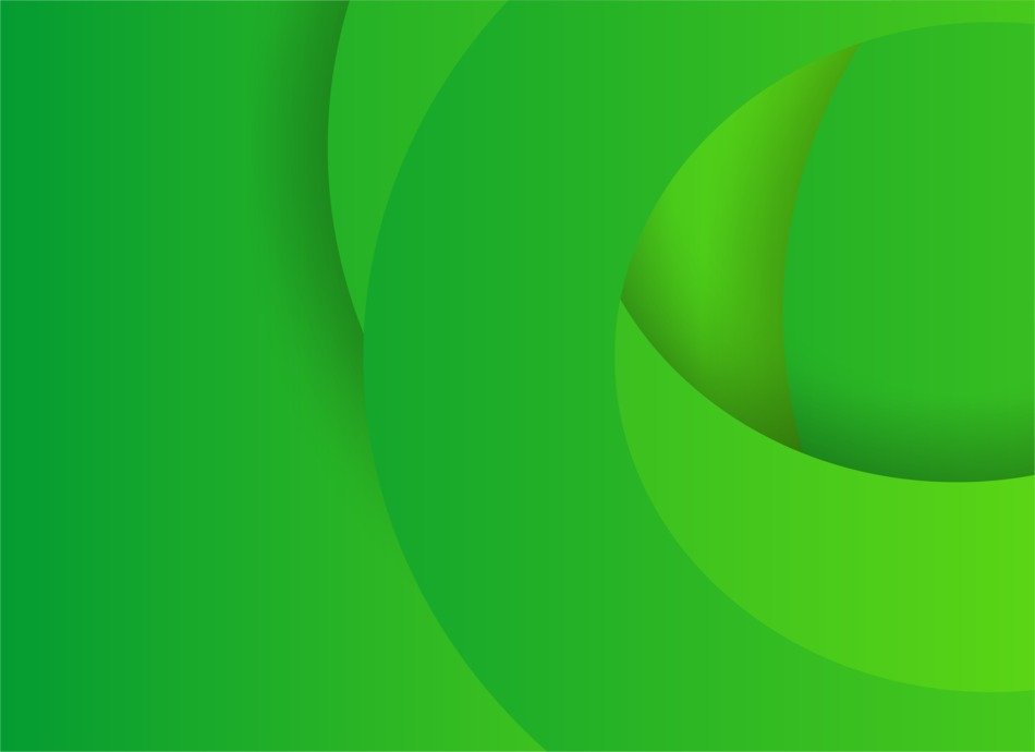 green background with green circles