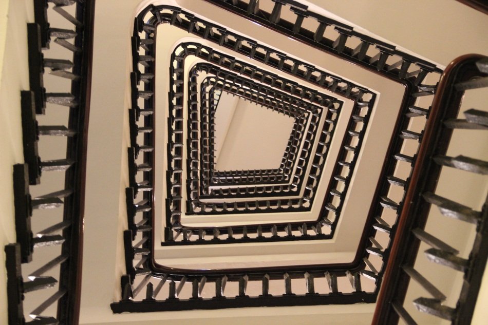 Spiral Staircase Texture Top
