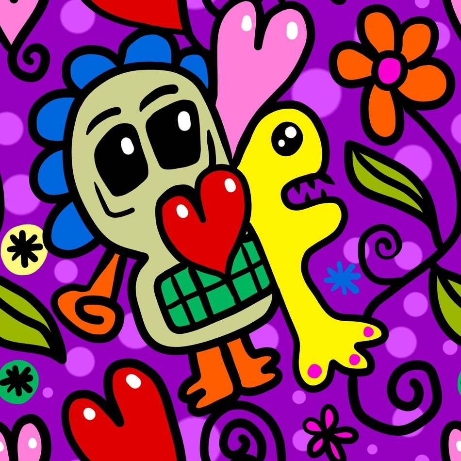 funny abstract background