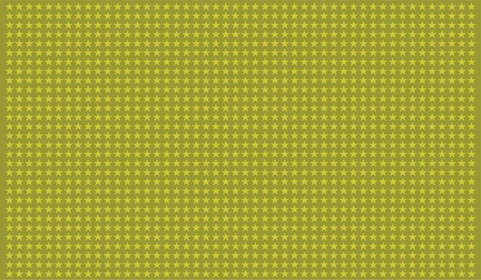 green background with star pattern