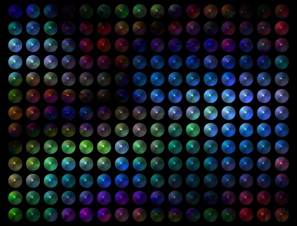colorful circles with gradient effect