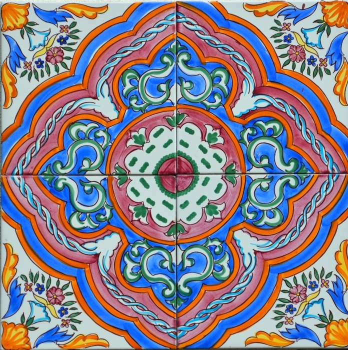 Ceramic Tile Art Design Colors