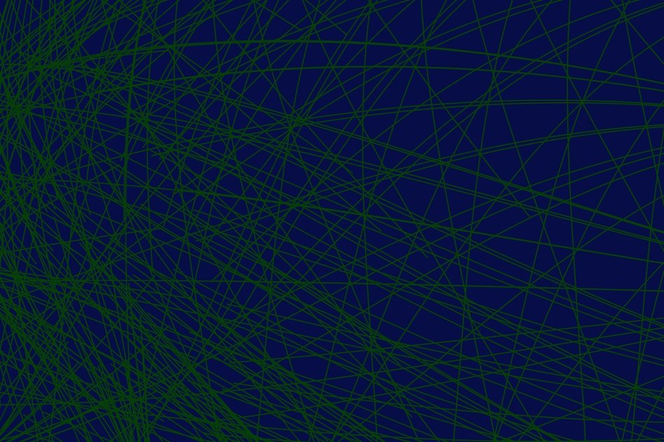 Line Geometric Blue Green