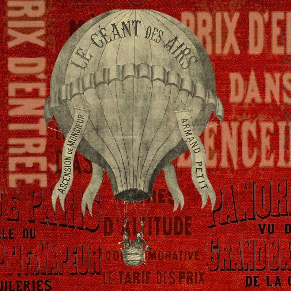 Vintage Air Balloon Background