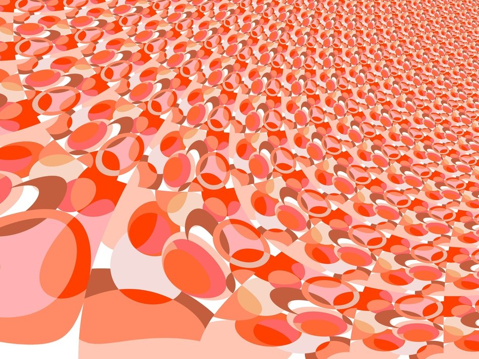 Retro Spots Circles Ovals Color