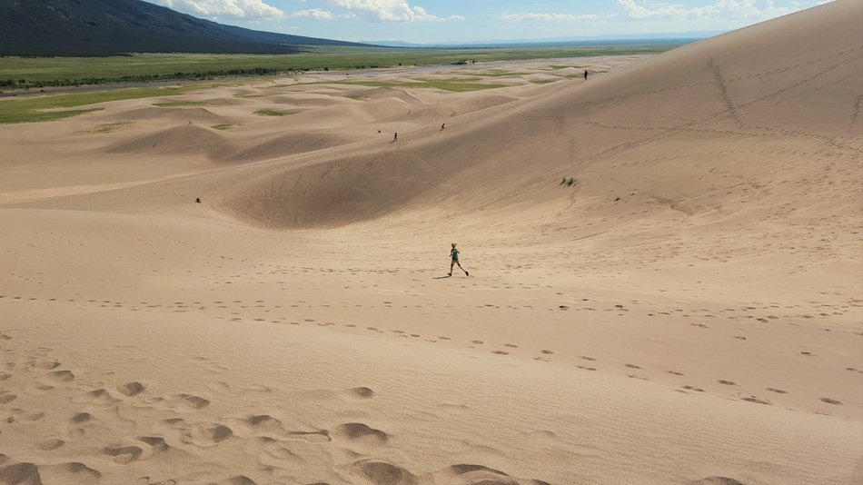 Great Sand Dunes Running Sand