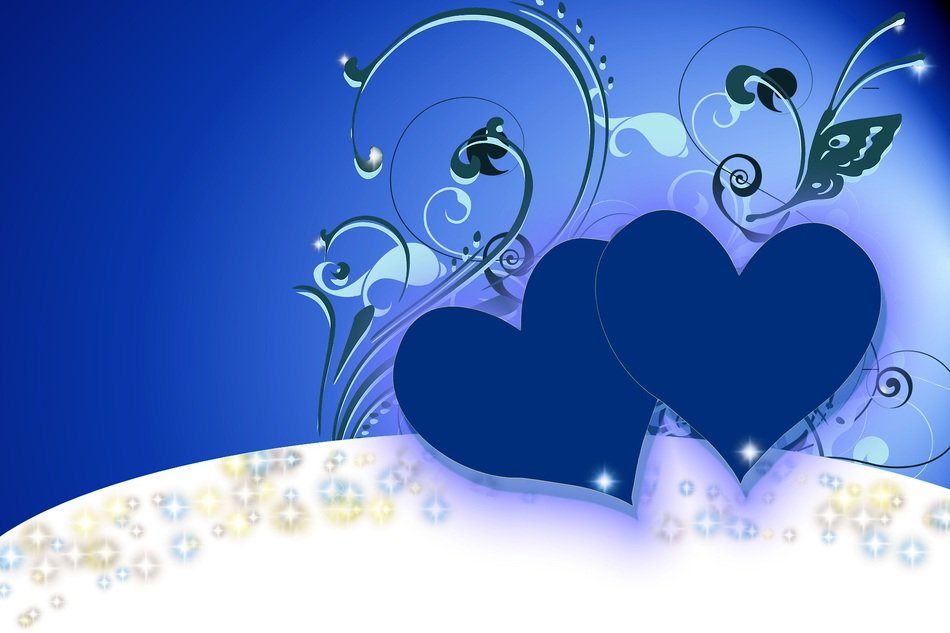 Heart Love Background Floral