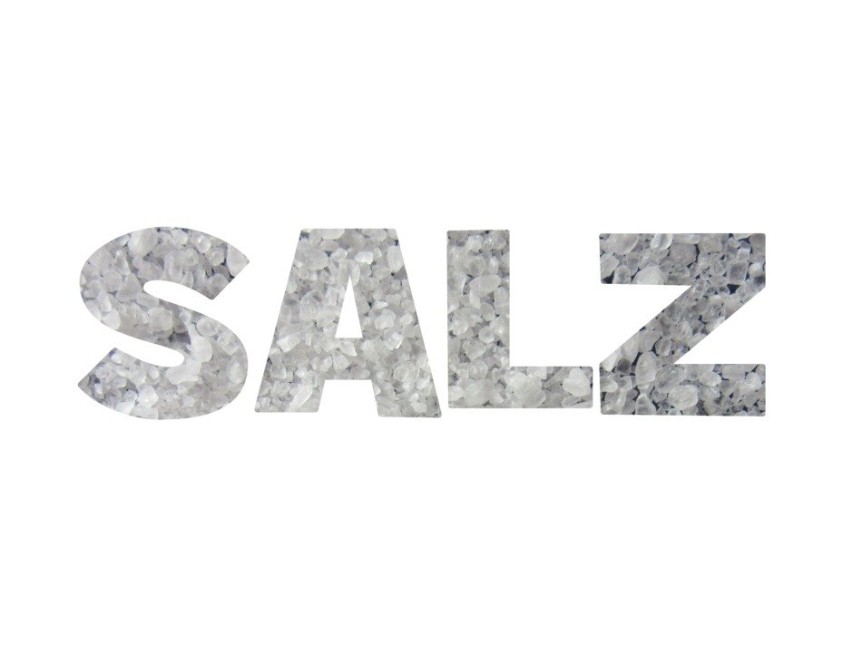 Salt Glitter Font Lettering