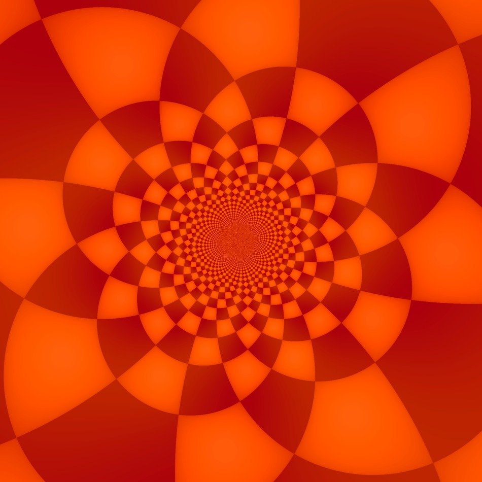 red geometric digital artwork as background