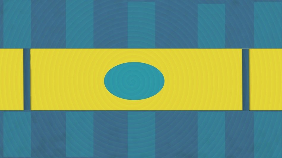 Abstraction Bile Blue