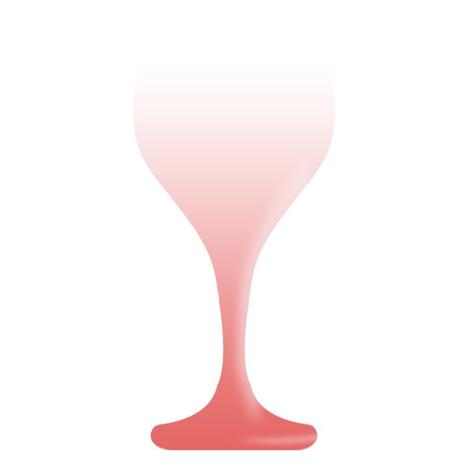Pink Glass Ombre Drink Design