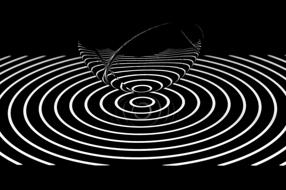 Ball Black White Structure