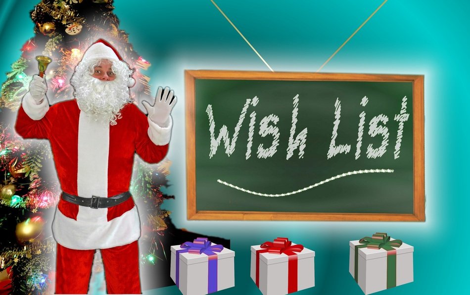 Christmas Tree Santa Claus Board