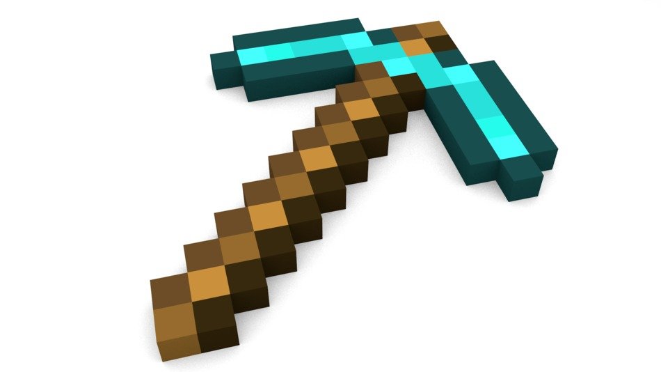Minecraft Wallpaper Pickaxe