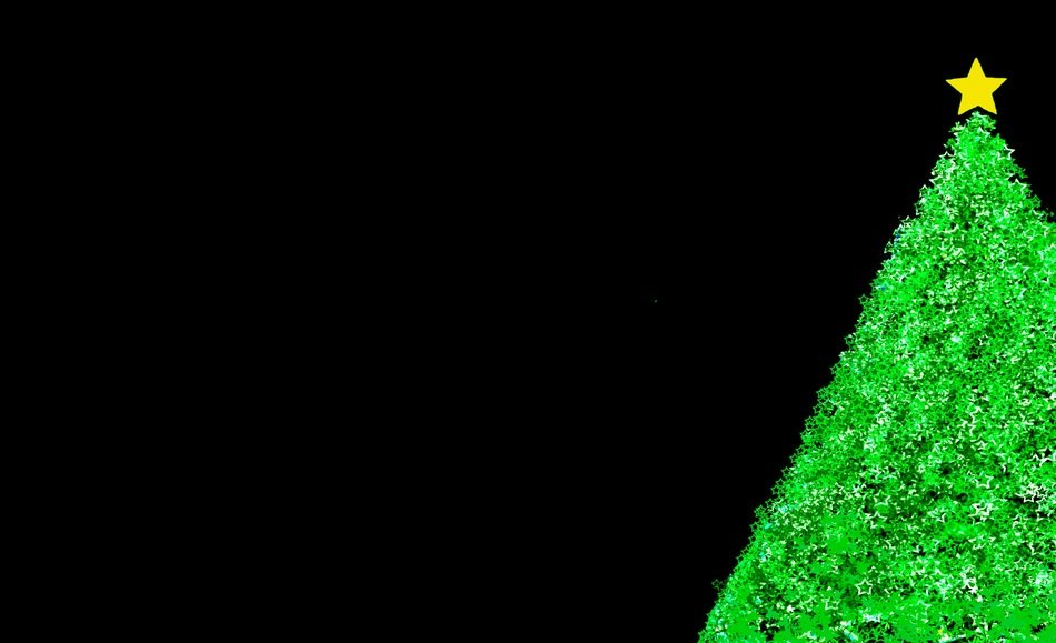 Фото новогодней елки на зеленом фоне Christmas Green Area Black free image download