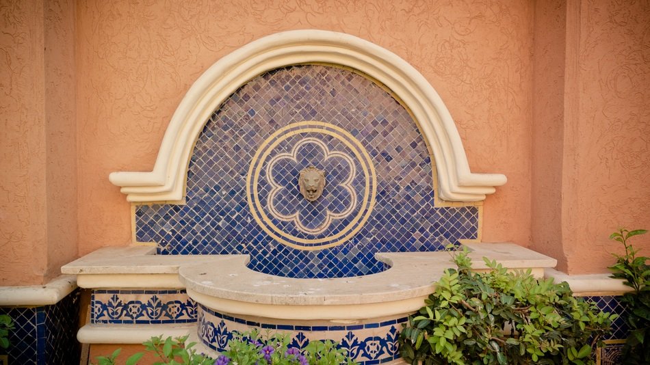Lion Fountain Mosaic Fountain