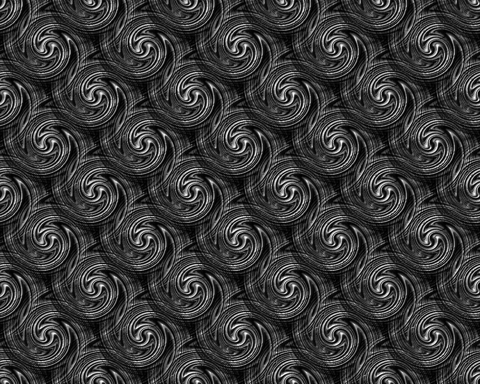 Swirls Texture Grayscale Black