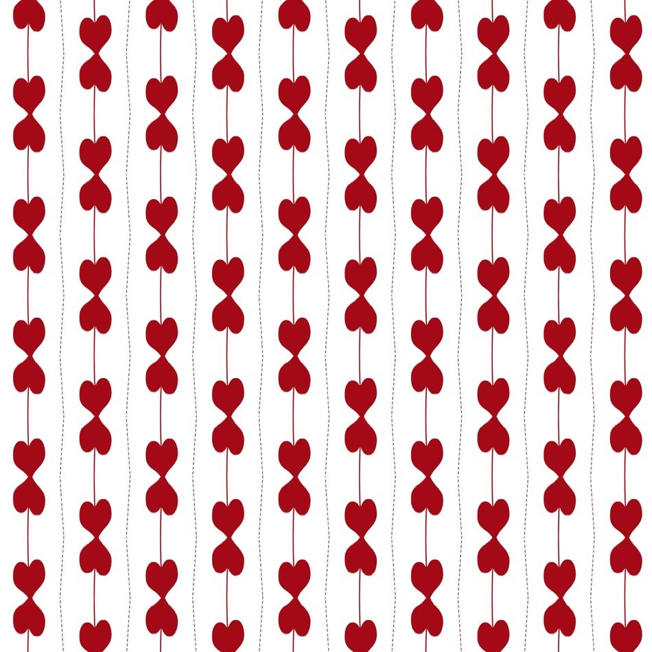 red bows on white background