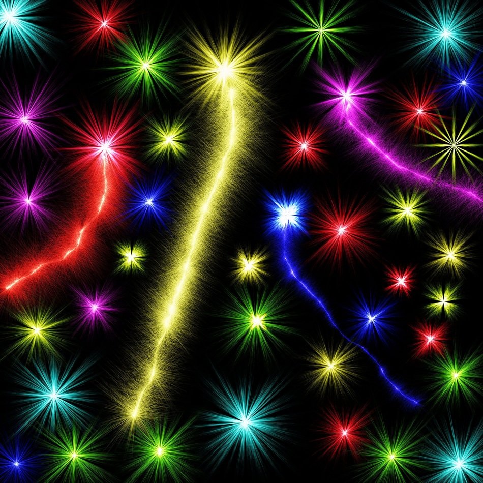 Fireworks Star Light Lights