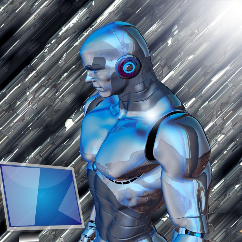 Forward Robot Screen Background