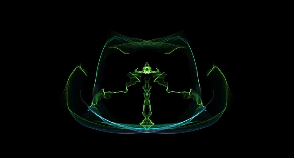Fractal Abscract Background Hat