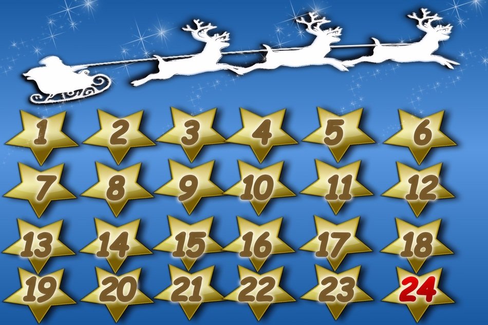 Calendar Advent Slide Christmas