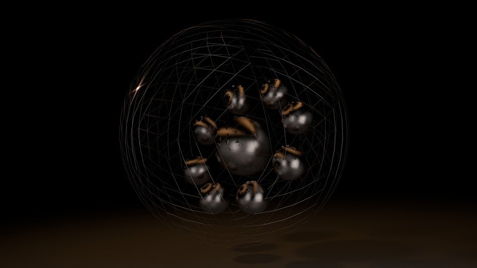 Wallpaper Ball Grid About