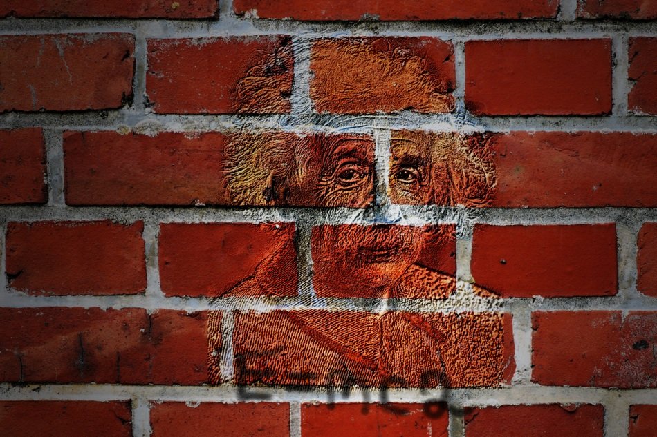 Wall Albert Einstein 1921