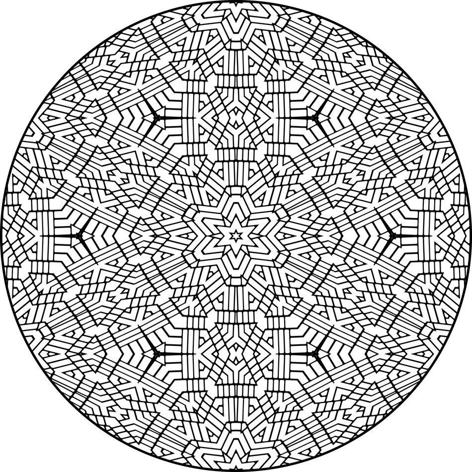 Mandala Pattern Colour Design