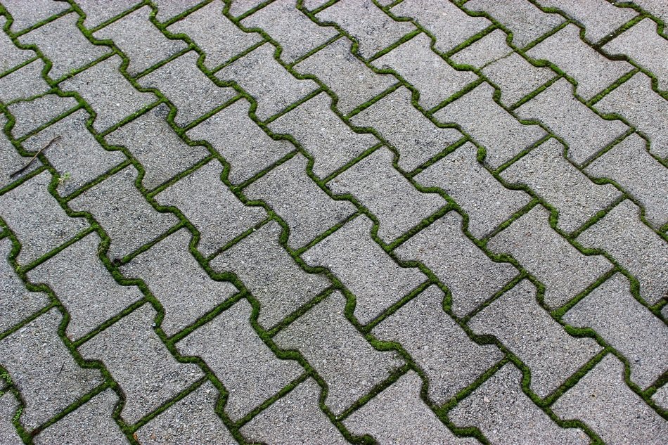 Pattern Grey Green Brick