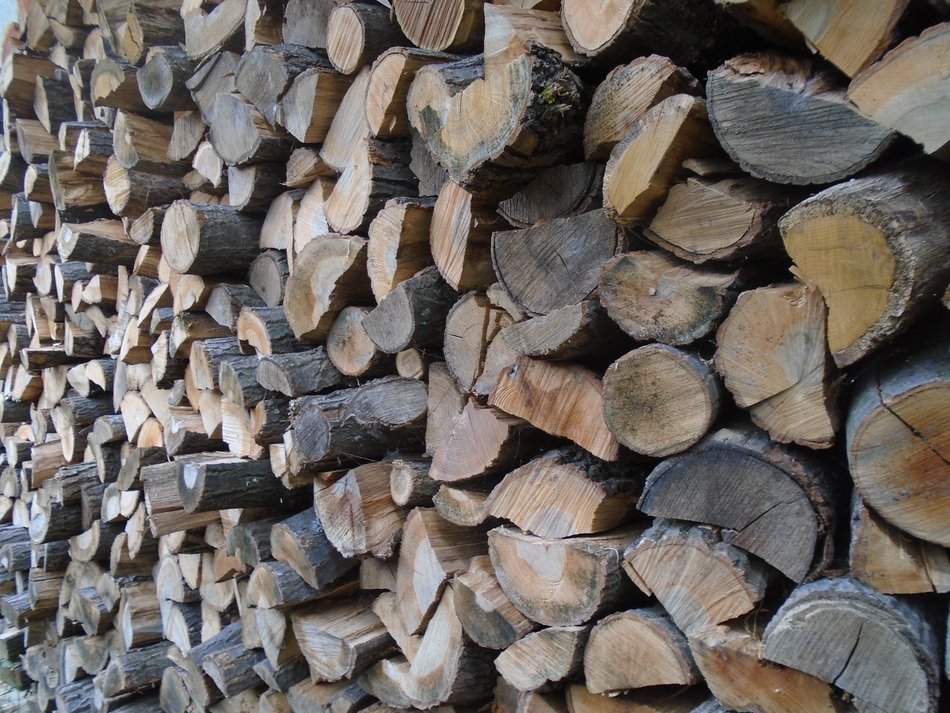 wallpaper with firewood