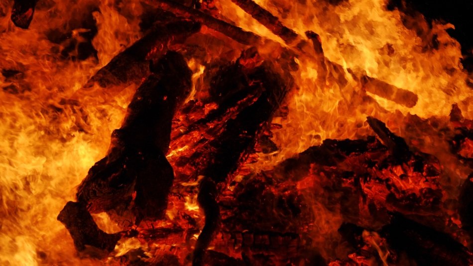 Easter Fire Background Fire