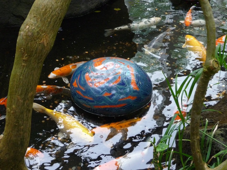 Koi Chihuly Glass Pond