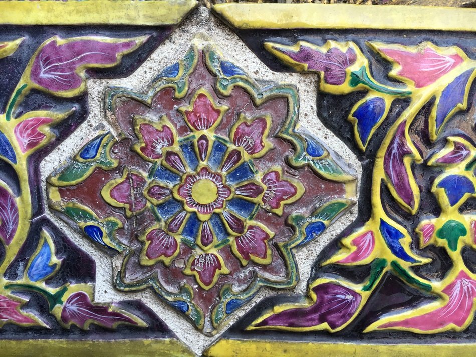 ornament of the Great Palace in Bangkok
