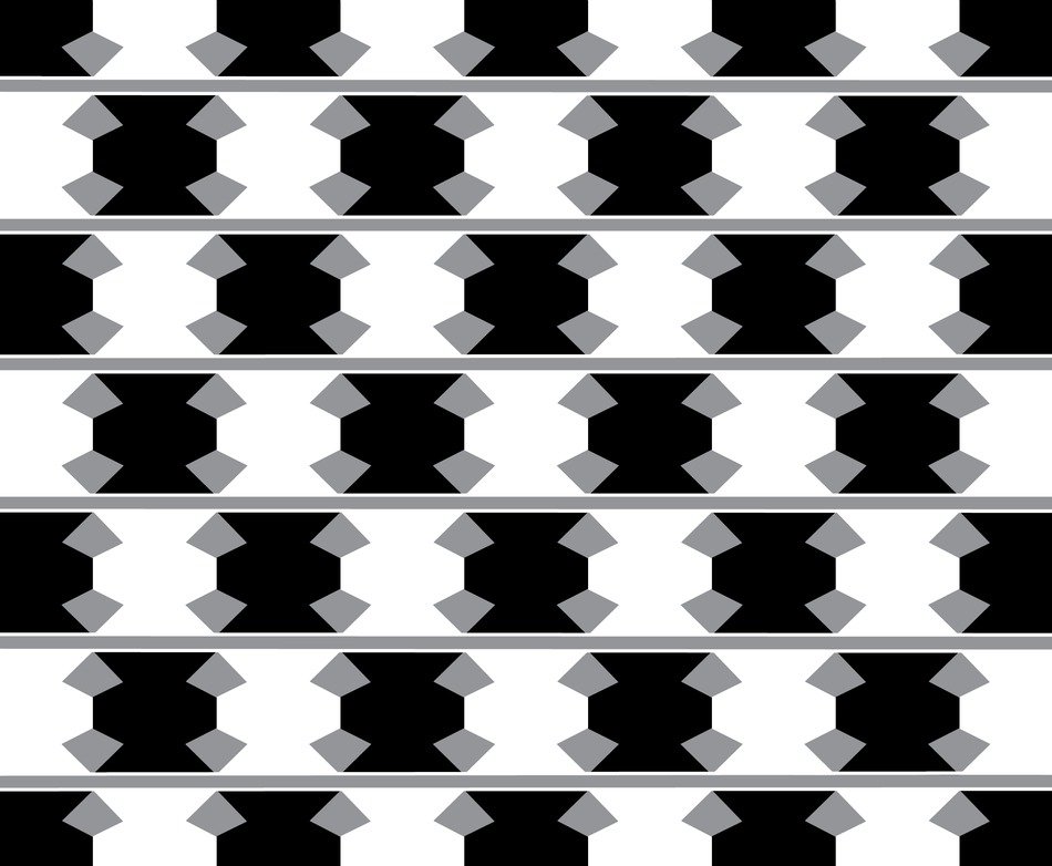 Checkered Black And White