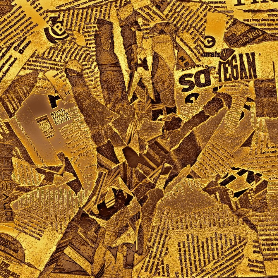 Gold Background Collage Gold