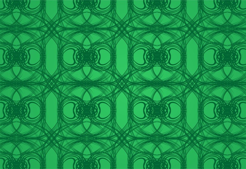 green background with beautiful pattern